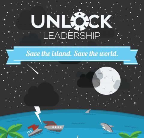 Unlocking Leadership With A Game Infographic