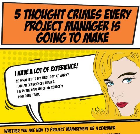 5 Project Management Thoughtcrimes Infographic