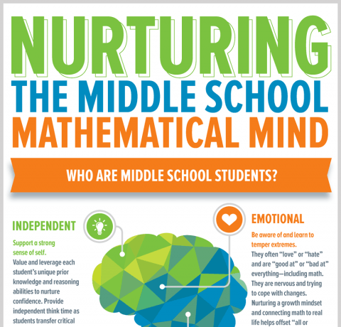 Nurturing the Middle School Mathematicial Mind Infographic