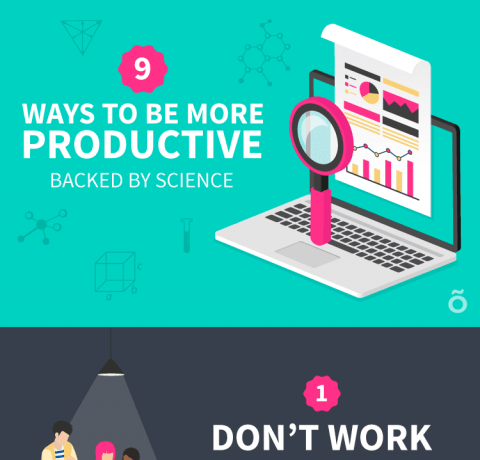 How to Increase Productivity at Work Infographic