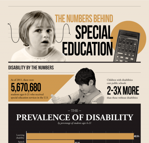 The Numbers Behind Special Education Infographic