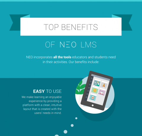 Top Benefits of NEO LMS Infographic