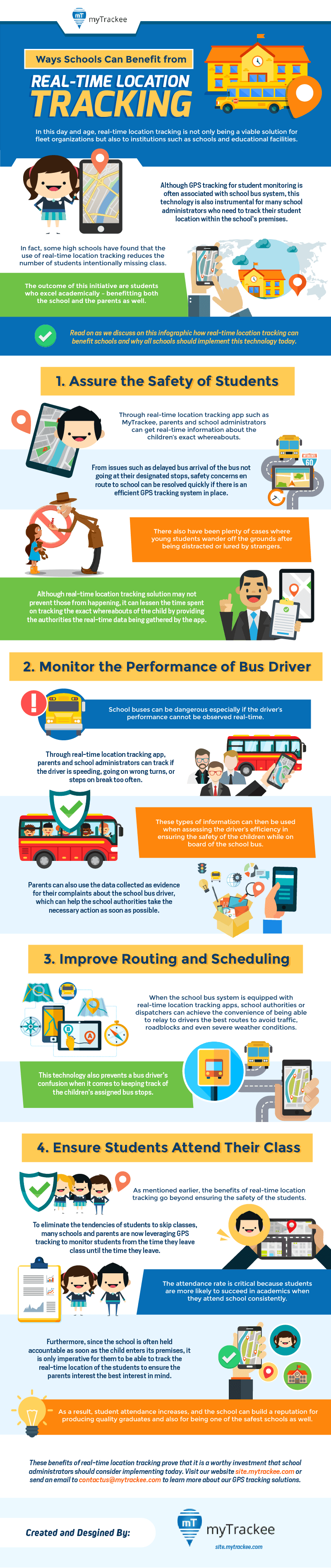 Ways Schools Can Benefit From Real-Time Location Tracking Infographic