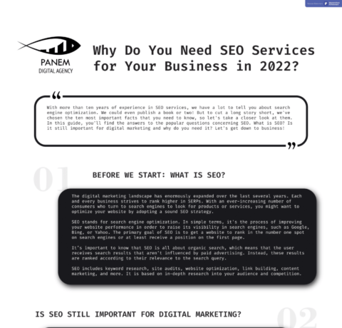 Why Do You Need SEO Services For Your Business In 2022—Infographic